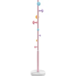 Décorations-vidaXL Porte-manteau 172 cm fer enduit de poudre Rose