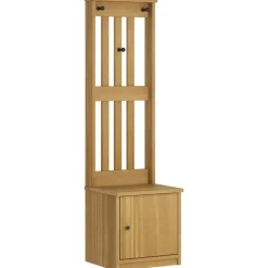 vidaXL Portemanteau SANDNES 45x40x159,5 cm bois massif pin