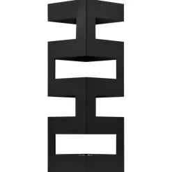 Produits Ménagers-vidaXL Porte-parapluie Acier Noir