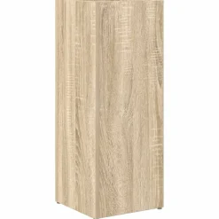 Produits Ménagers-vidaXL Porte-parapluie avec stockage Chêne Sonoma 25 x 24,5 x 64 cm Ch&ecirc;ne sonoma