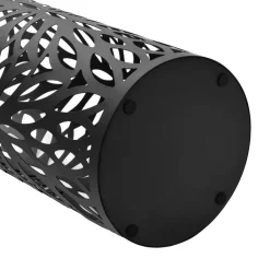Produits Ménagers-vidaXL Porte-parapluie Feuilles Acier Noir