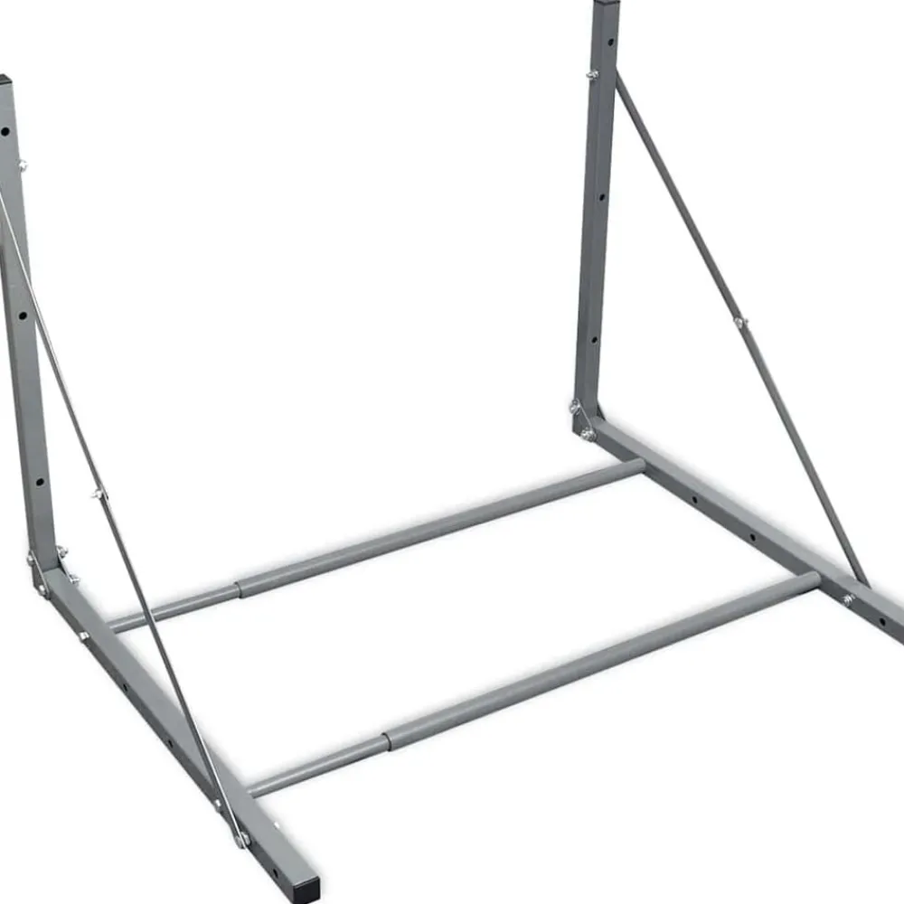 Pièces Détachées Pour Véhicules-vidaXL Porte-pneus argenté acier
