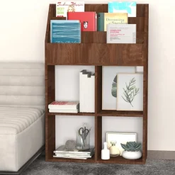 Armoires & Meubles De Rangement-vidaXL Porte-revue pour enfants Chêne marron 71x30x114 cm Ch&ecirc;ne marron