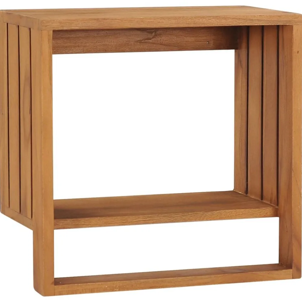 Accessoires De Salle De Bain-vidaXL Porte-serviette mural 35x20x35 cm Bois de teck solide
