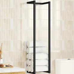 vidaXL Porte-serviette 25x20x95 cm Fer