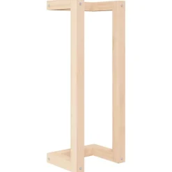 vidaXL Porte-serviette 23x18x60 cm Bois de pin massif