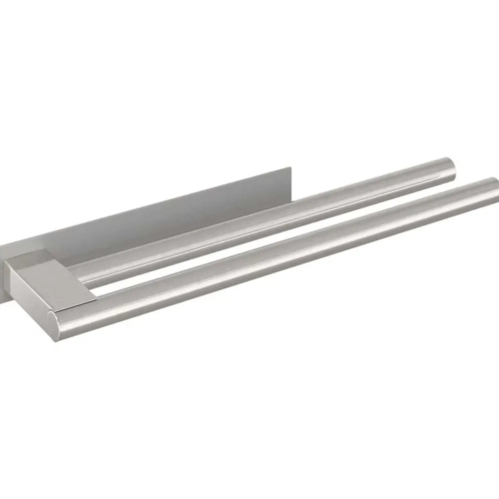 Accessoires De Salle De Bain-vidaXL Porte-serviettes 40 x 9 x 4 cm Acier inoxydable Argenté