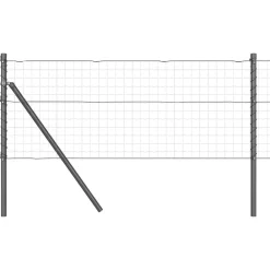 vidaXL Poteau de clôture. 26 pcs 3,2 x 3,2 x 80 cm