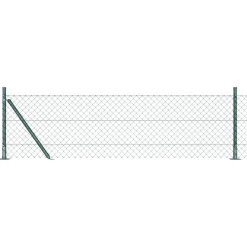 Clôtures & Barrières-vidaXL Poteau de clôture. 10 x 0,4 m (maillage 40 x 40 mm) Vert