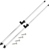 vidaXL Poteaux de soutien de dessus Bimini 2 pcs Aluminium