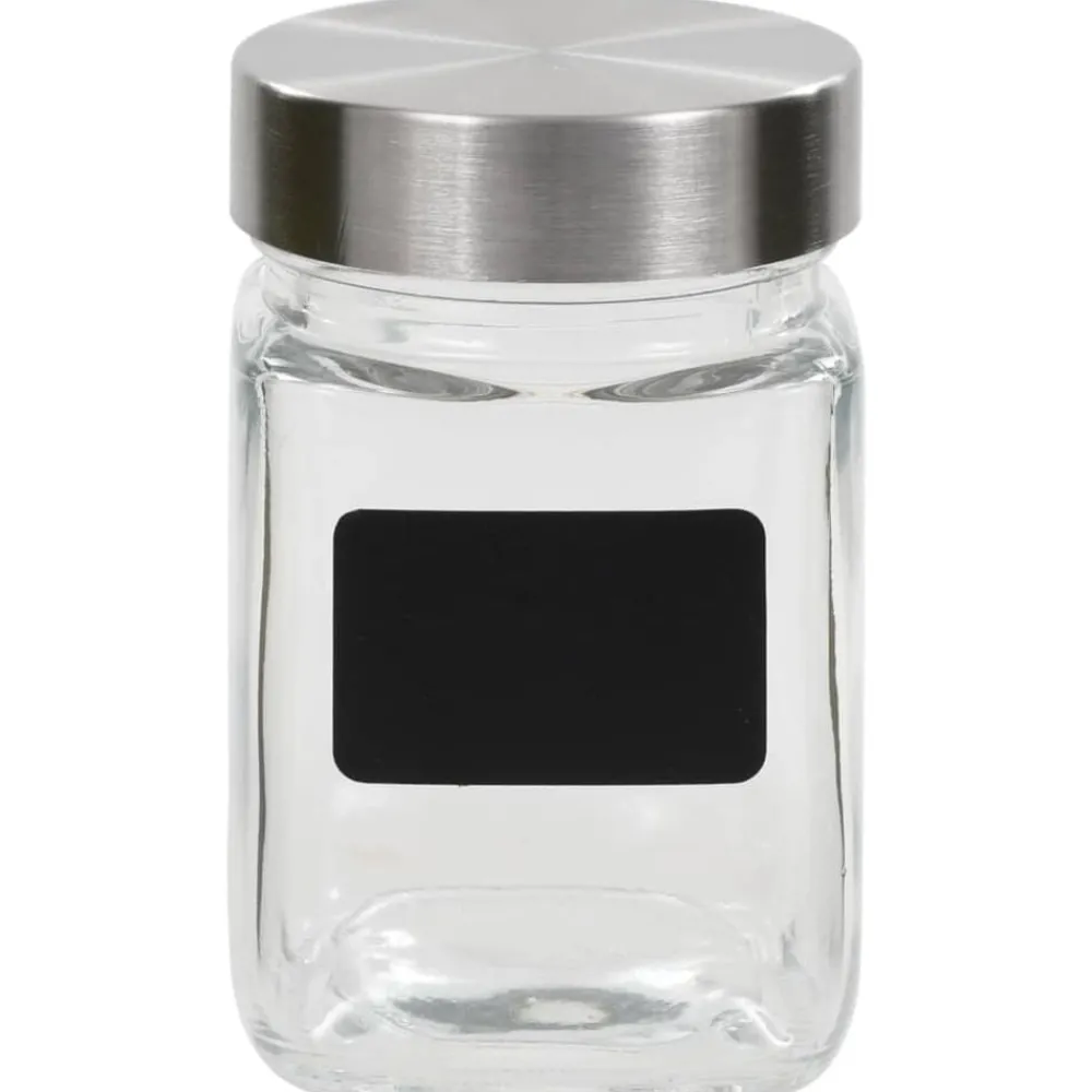 Arts De La Table & Arts Culinaires-vidaXL Pots de conservation avec autocollant 12 pcs 300 ml