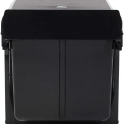 vidaXL Poubelle amovible de cuisine fermeture en douceur 48 L
