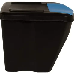 Produits Ménagers-vidaXL Poubelles empilables 4 pcs 100 L Anthracite