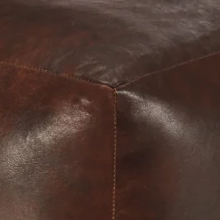 vidaXL Pouf 40 x 40 x 40 cm Cuir véritable de chèvre