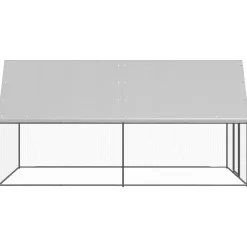 vidaXL Poulailler d'extérieur 2x4x2 m Acier galvanisé