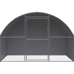 vidaXL Poulailler d'extérieur 3x2x2 m Acier galvanisé