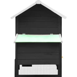 vidaXL Poulailler 170x81x110 cm Bois de pin massif et sapin