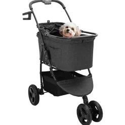 vidaXL Poussette Pliante pour Animaux 78 x 54 x 101 cm Polyester