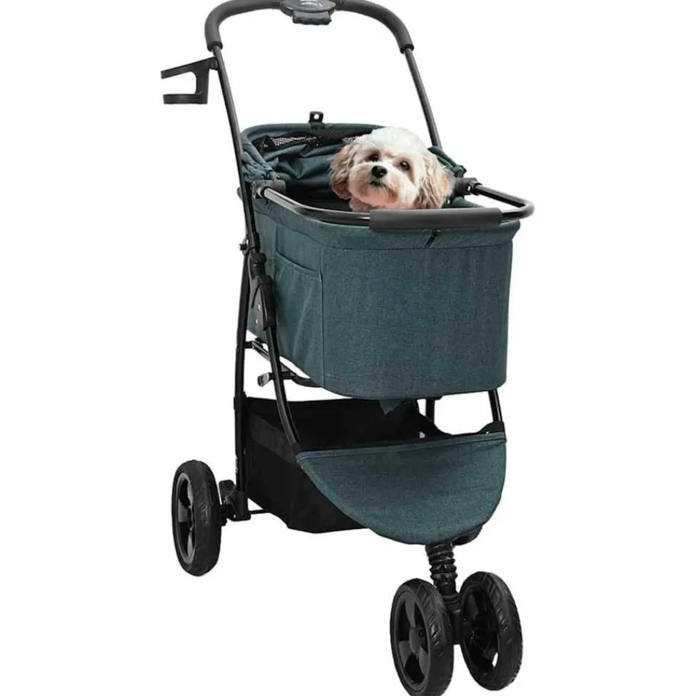 vidaXL Poussette Pliante pour Animaux 78 x 54 x 101 cm Polyester