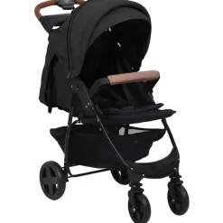 vidaXL Poussette pour bébé 2-en-1 Acier