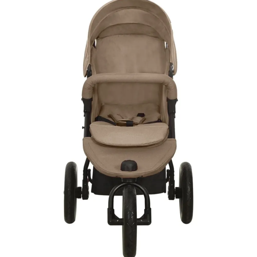 vidaXL Poussette pour bébé Acier
