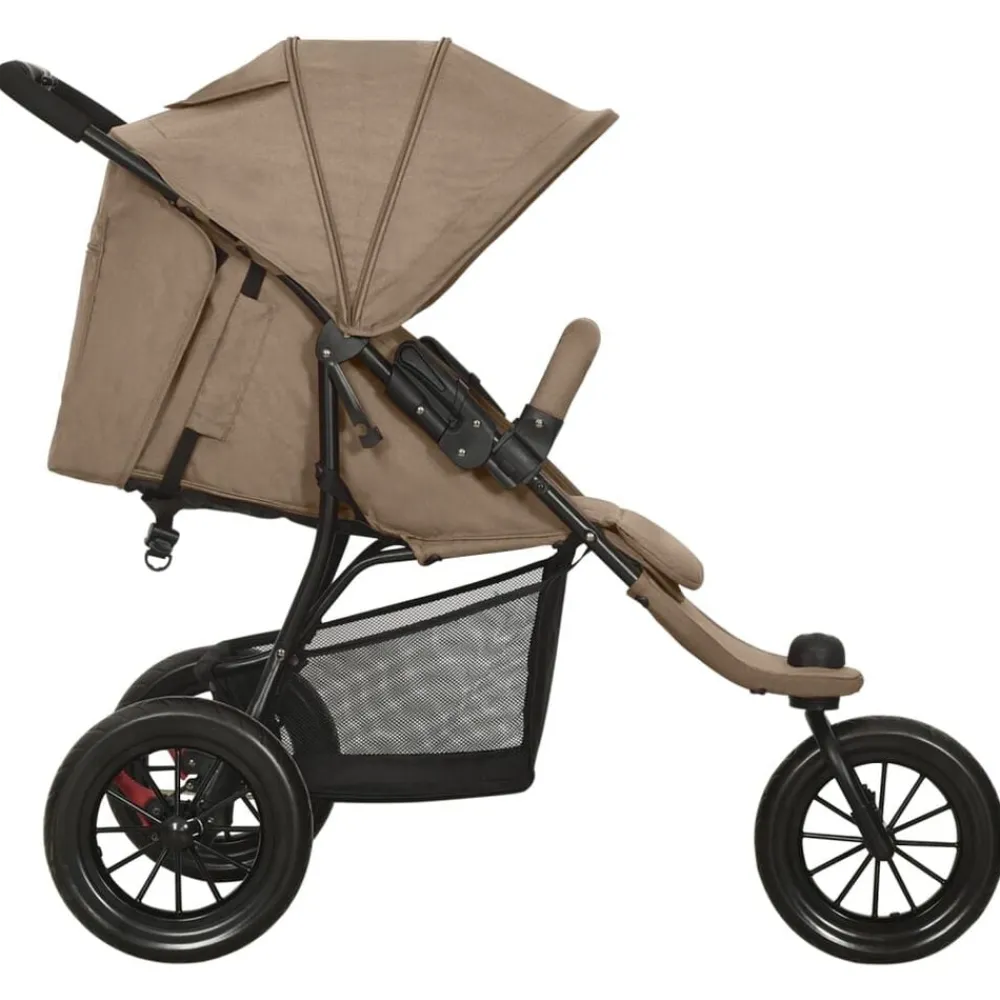 vidaXL Poussette pour bébé Acier