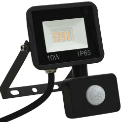 vidaXL Projecteur à LED avec capteur 10 W