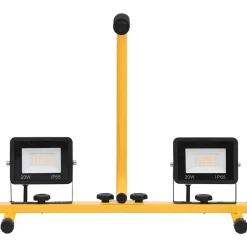 vidaXL Projecteur à LED avec poignée 2x20 W
