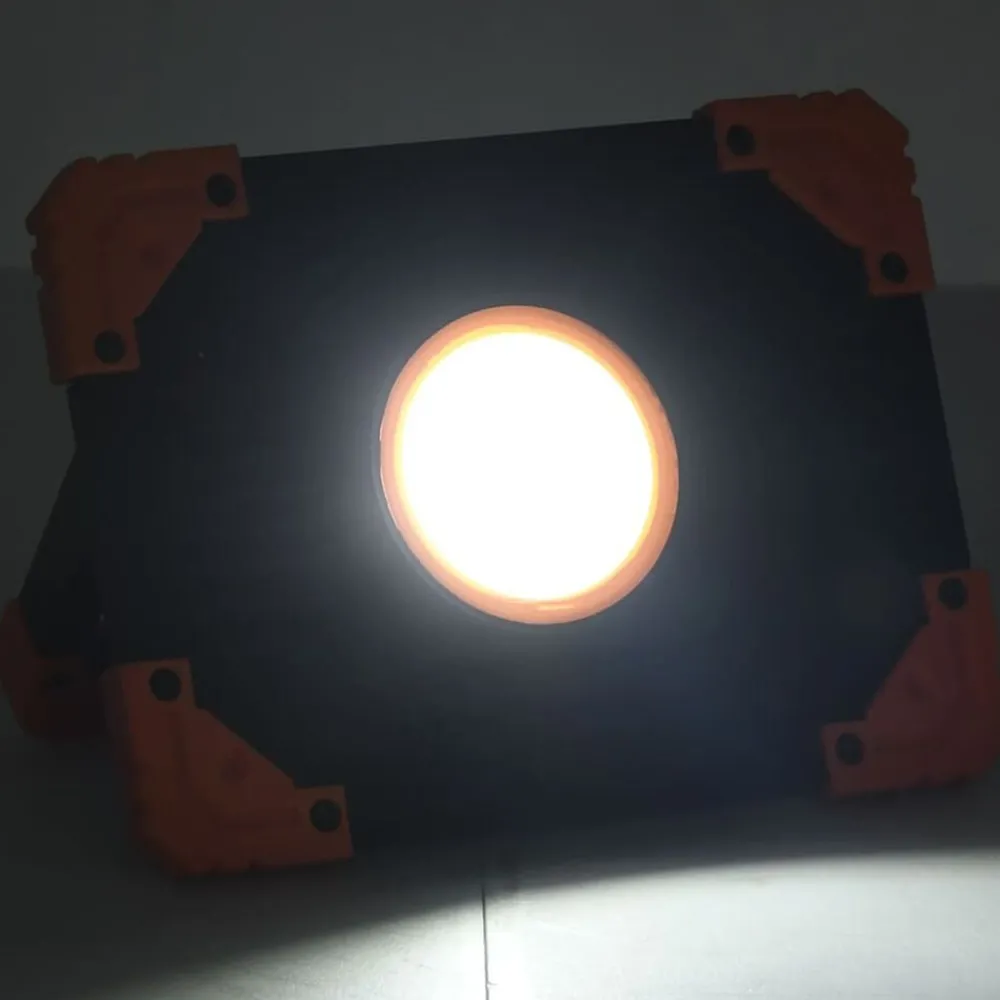 Luminaires-vidaXL Projecteur à LED portable ABS 10 W Blanc froid