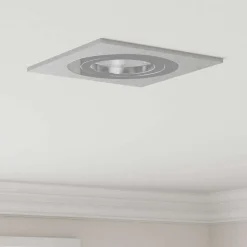 Luminaires-vidaXL Projecteur 6 pcs 9 x 9 x 2 cm Aluminium Argenté