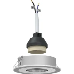 Luminaires-vidaXL Projecteur 6 pcs 9 x 9 x 2 cm Aluminium Argenté