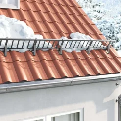 vidaXL Protection de neige pour toit 100 x 29,5 x 34,5 cm