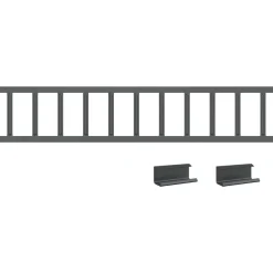 vidaXL Protection de neige pour toit 100 x 2,5 x 20 cm