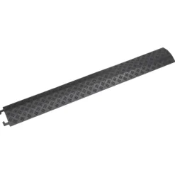 Signalétique-vidaXL Rampes de protection de câble 2 pcs 98,5 cm Noir