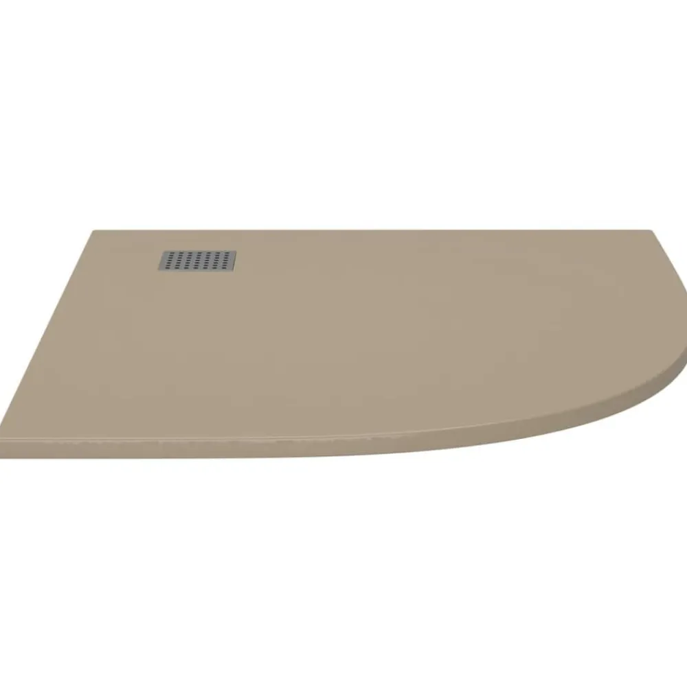 Plomberie-vidaXL Receveur de douche SMC 90x90 cm Marron