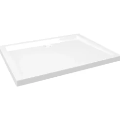 Plomberie-vidaXL Receveur de douche rectangulaire ABS 70x90 cm Blanc