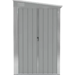 vidaXL Remise de jardin murale 118x100x178 cm Métal galvanisé