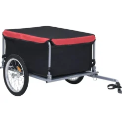vidaXL Remorque de vélo 65 kg