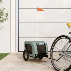 vidaXL Remorque de vélo pour animaux de compagnie et noir