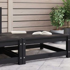 vidaXL Repose-pied de jardin 70x70x30 cm bois de pin solide