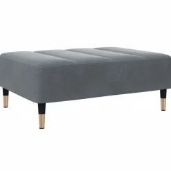 vidaXL Repose-pied 77x55x31 cm velours