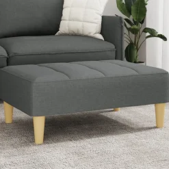 vidaXL Repose-pied 77x55x31 cm tissu