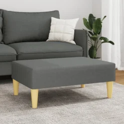 vidaXL Repose-pied 77x55x31 cm tissu