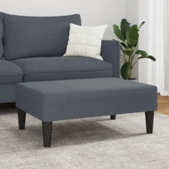 vidaXL Repose-pied 77x55x31 cm velours