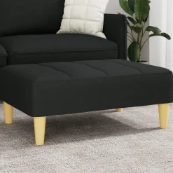 vidaXL Repose-pied 77x55x31 cm tissu