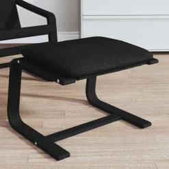 vidaXL Repose-pied 51x41x40 cm Tissu