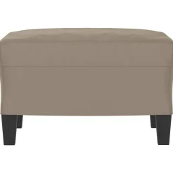 vidaXL Repose-pied 60x50x41 cm Tissu microfibre