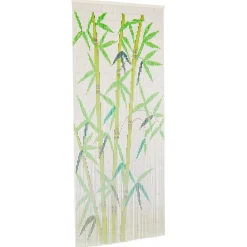 Décorations-vidaXL Rideau de porte contre insectes Bambou 90 x 200 cm