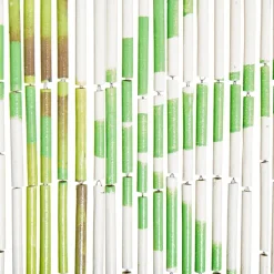 Décorations-vidaXL Rideau de porte contre insectes Bambou 90 x 200 cm