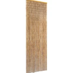 vidaXL Rideau de porte contre insectes Bambou 56 x 185 cm
